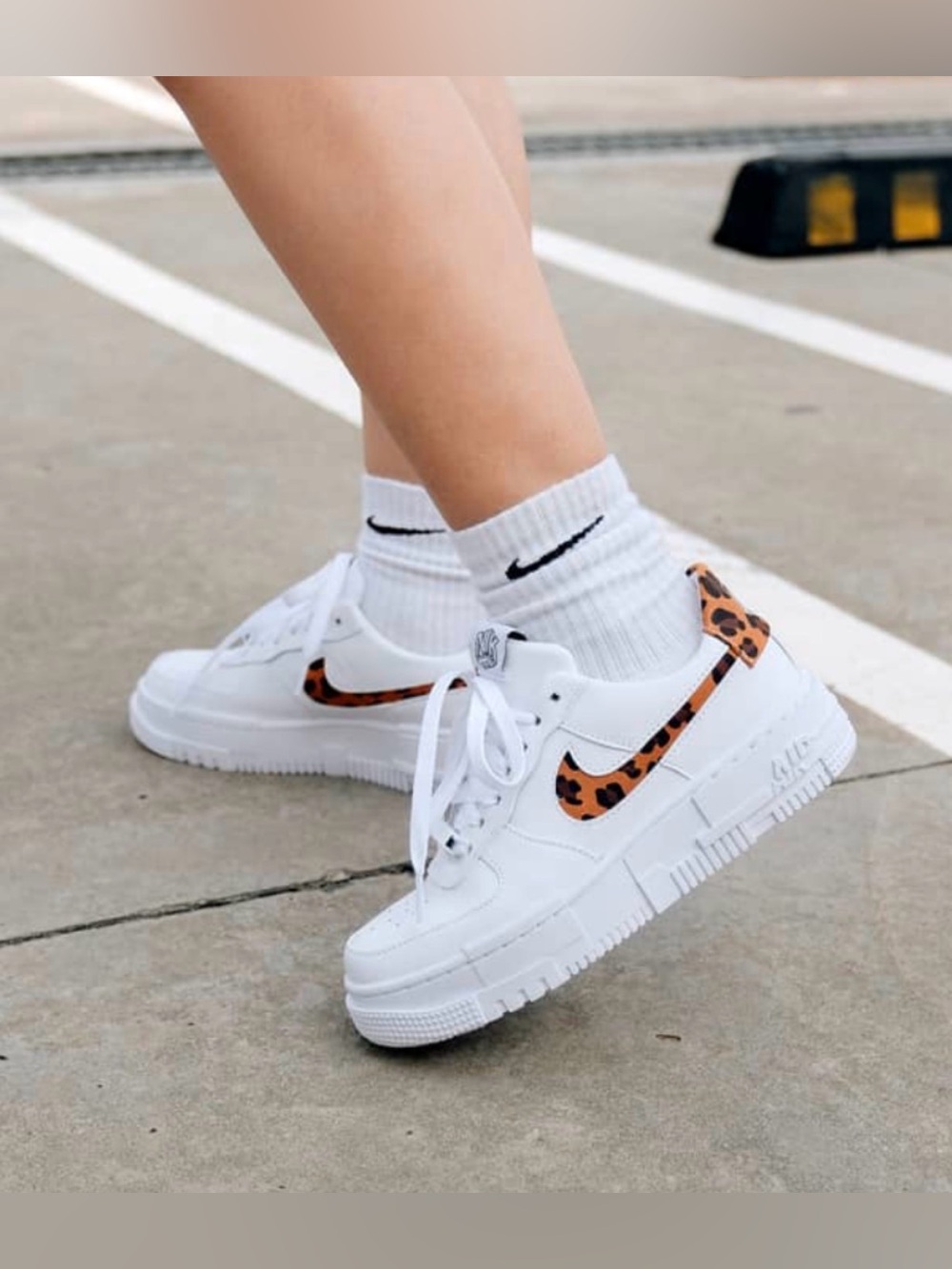 Nike Women's Air Force 1 Pixel SE "Leopard Print" 9.5